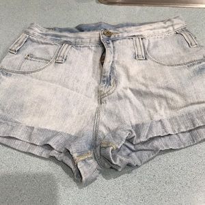 BDG roll up denim shorts
